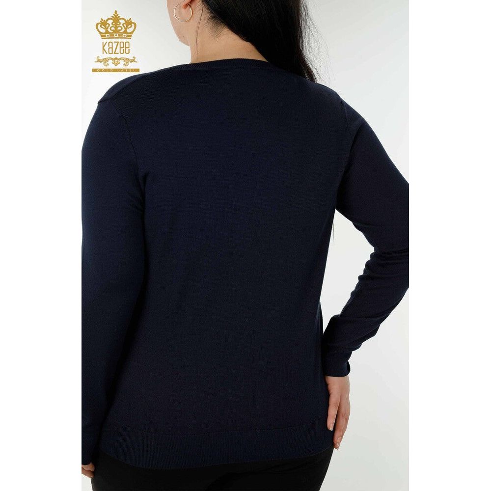 Stay cozy and stylish in the Kazee Blouse from Saks. Made with a blend of 92% viscose and 8% elite materials, this women's knitwear sweater features a basic logo design. The model is 1.65 cm tall with a bust of 106 cm, waist of 91 cm, and hips of 110 cm. Perfect for any occasion, this sweater is a must-have for your wardrobe. Shop now at Saks.