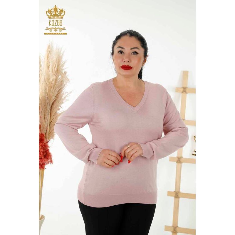 Stay cozy and stylish in the Kazee Blouse from Saks. Made with a blend of 92% viscose and 8% elite materials, this women's knitwear sweater features a basic logo design. The model is 1.65 cm tall with a bust of 106 cm, waist of 91 cm, and hips of 110 cm. Perfect for any occasion, this sweater is a must-have for your wardrobe. Shop now at Saks.